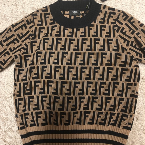 fendi brown sweater